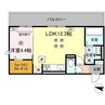 TORISIA飛田 1LDKの間取り