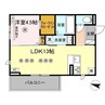 TORISIA飛田 1LDKの間取り