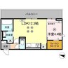 TORISIA飛田 1LDKの間取り