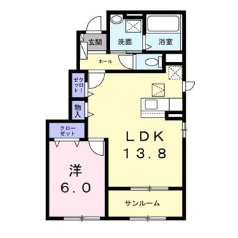 間取図 ベレ・ハーモニー