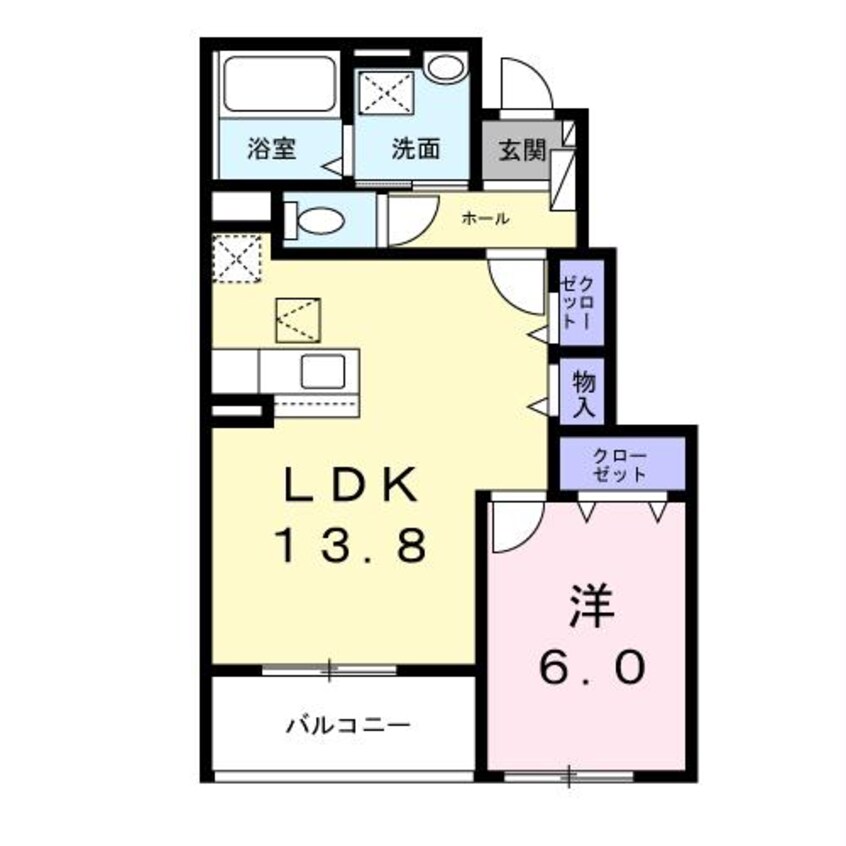 間取図 ベレ・ハーモニー