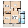 産交バス（熊本市）/神園･バイパス 徒歩6分 1階 築16年 3LDKの間取り