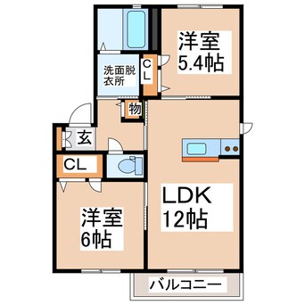 間取図 シャーメゾン・ド・カメリア　Ⅰ・Ⅱ番館