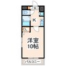 ＯＳガーデン 1Kの間取り