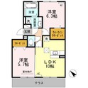 コンフォートⅢの間取図