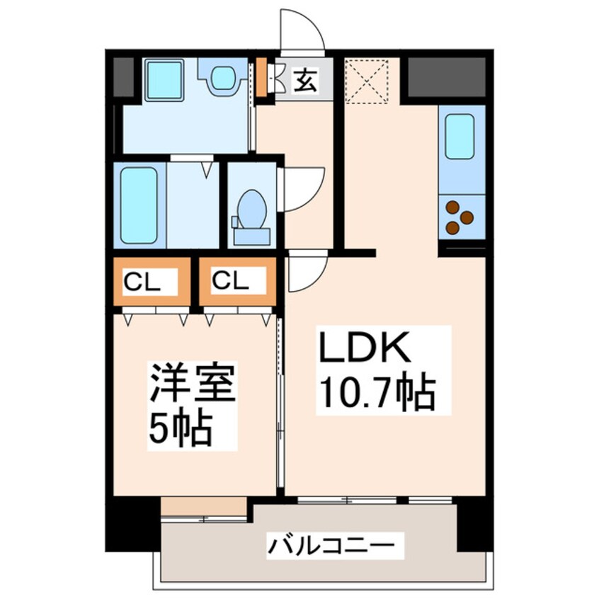 間取図 サージュ保田窪