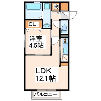 間取図 オーピュール城西