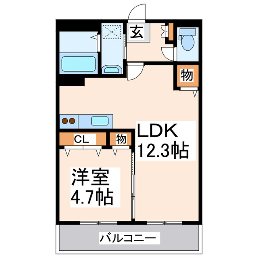 間取図 リスタジォーネ迎町