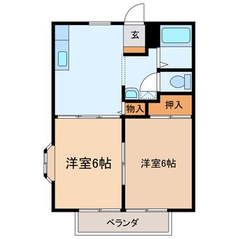 間取図 ダイヤモンドハイツ