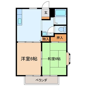 間取図 ダイヤモンドハイツ