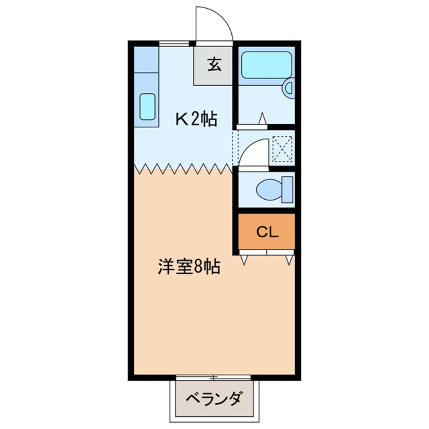 間取図 スプリングハイツ