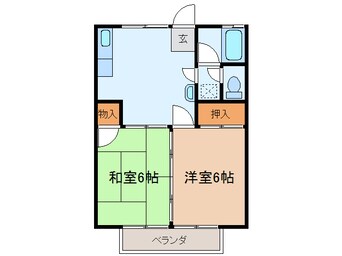 間取図 出居ハイツ