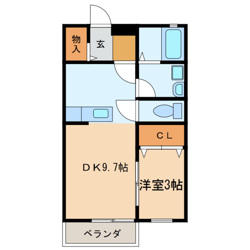 間取図 フォレストⅡ