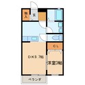 フォレストⅡの間取図