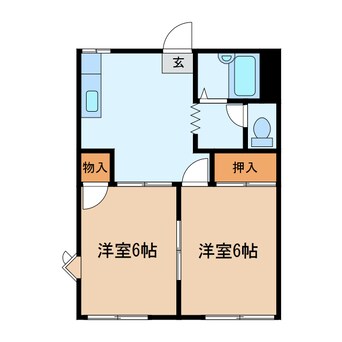 間取図 メイプル赤坂