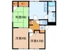 両毛線/佐野駅 車移動 1階 築32年 3DKの間取り