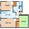 ファミール田口 3DKの間取り