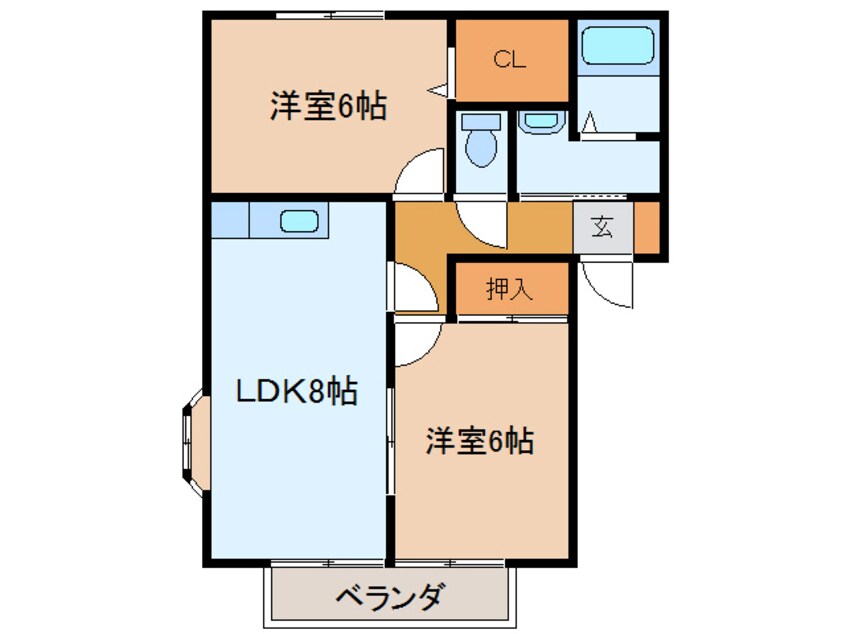 間取図 アカンサス