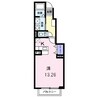 エスポワールステラＣ 1Rの間取り
