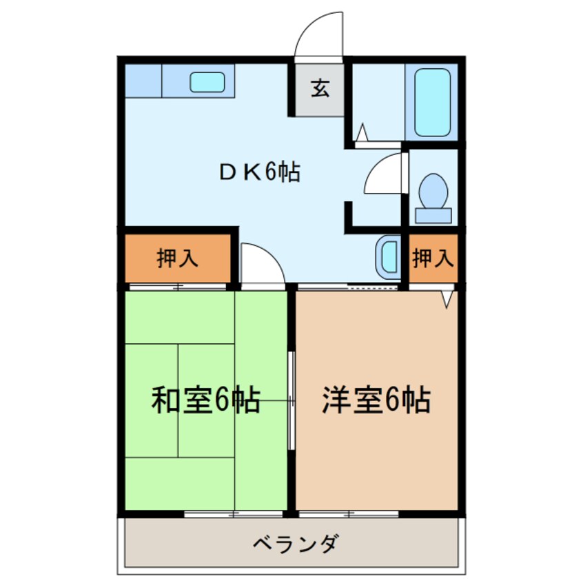 間取図 カーサエフ