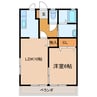ベルメゾン 1LDKの間取り