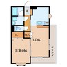 ファルコーネ 1LDKの間取り
