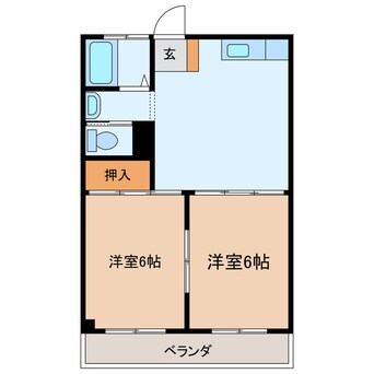 間取図 堀米ハイツ