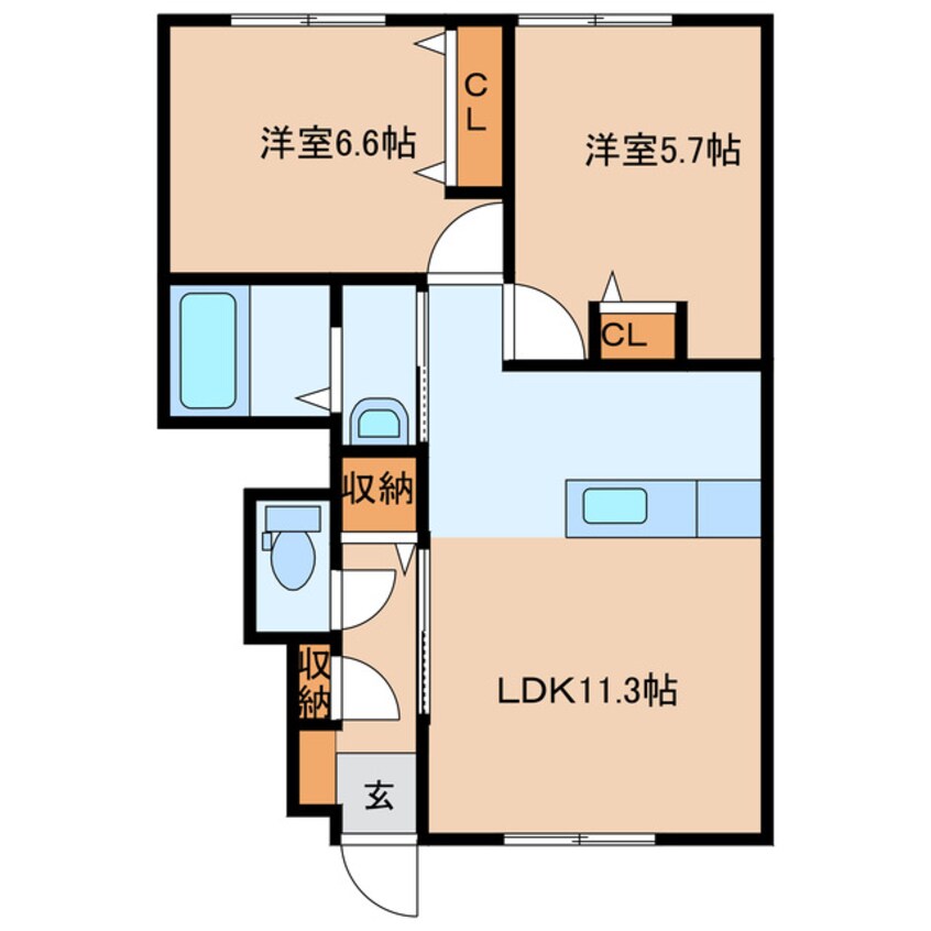 間取図 城山ヒルズ