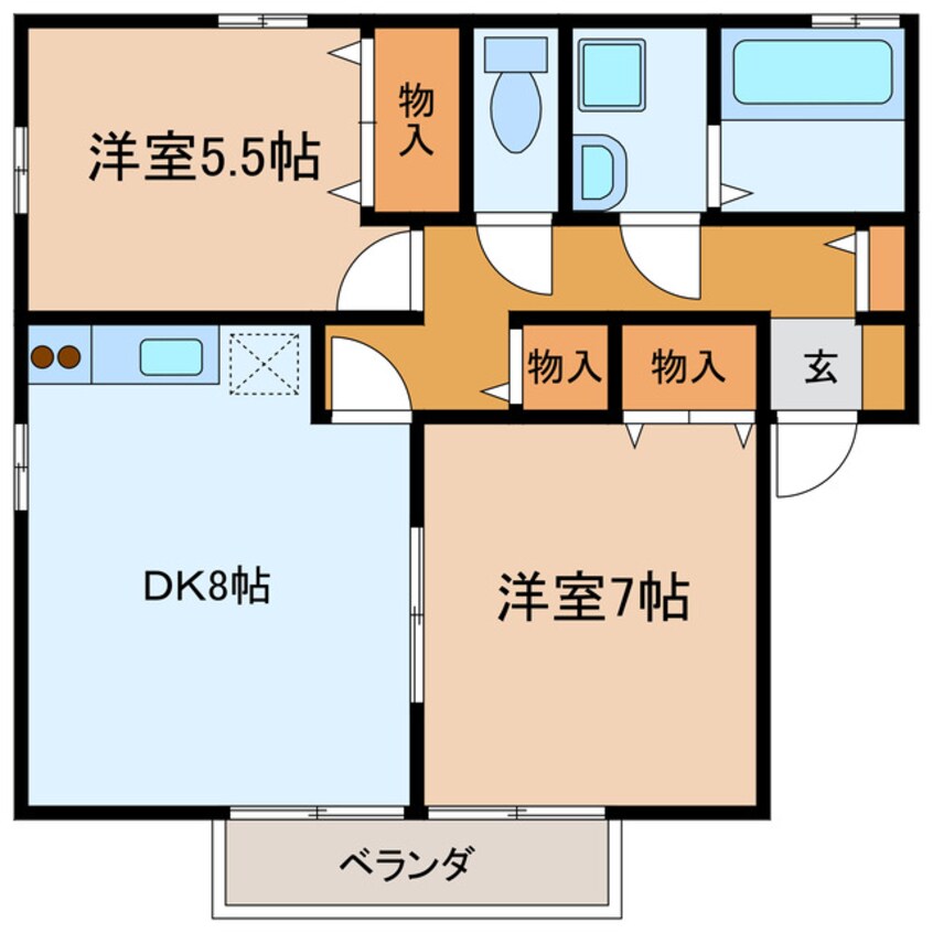 間取図 アークパル