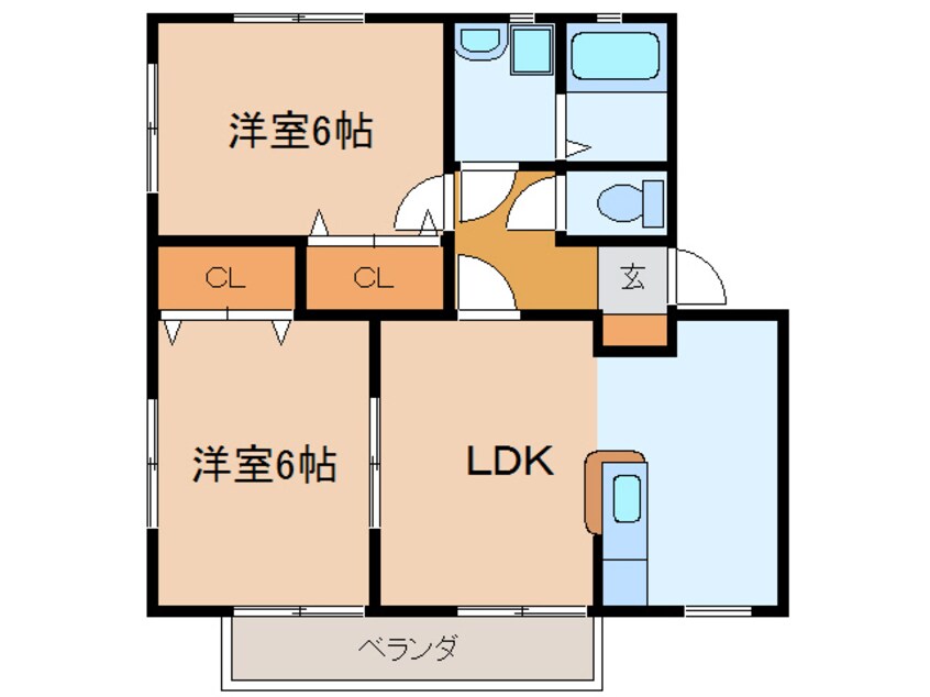 間取図 ティファニー