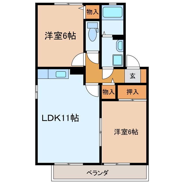 間取り図 セジュール喜多