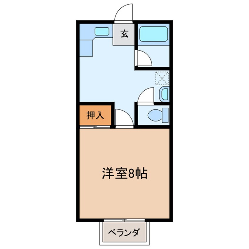 間取図 アビタシオン葛生南