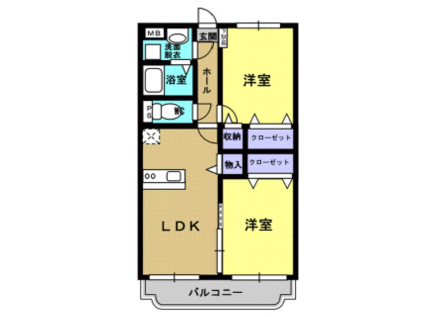 間取図 ユーミーボナールⅡ