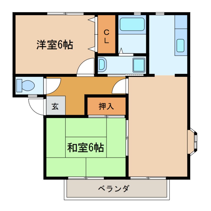 間取図 アップタウンサニーハイツＧ