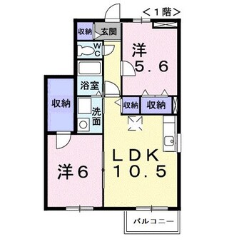 間取図 セレーノＤ