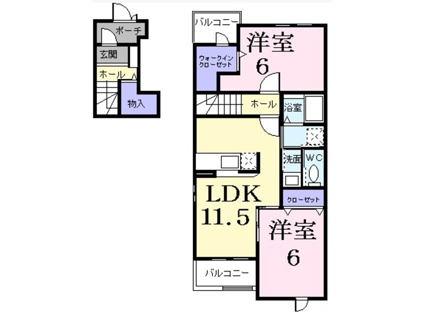 間取図 ファインロイテⅢ