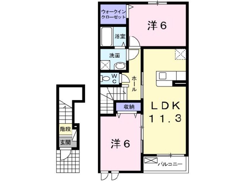 間取図 モクリカーサ