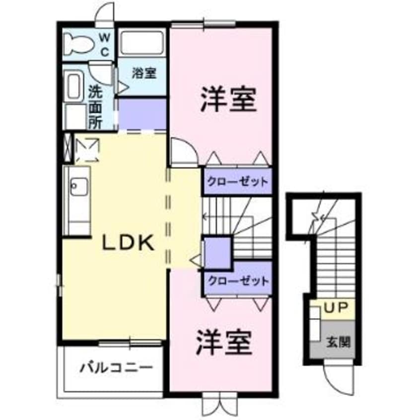 間取図 プロムナードＢ