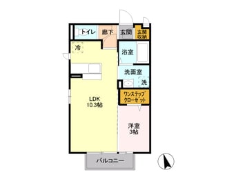 間取図 アクアベーネＢ