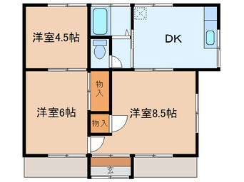 間取図 仲山アパート