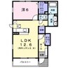 タウンコート 1LDKの間取り