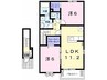 フィオーレ 2LDKの間取り