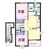 ファミーユ 2LDKの間取り