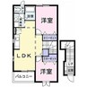 プリマベーラB 2LDKの間取り