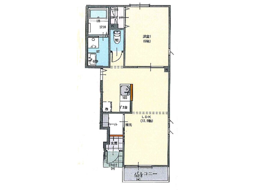 間取図 グレーシアＤ