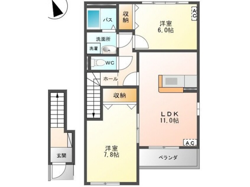 間取図 コンフォール