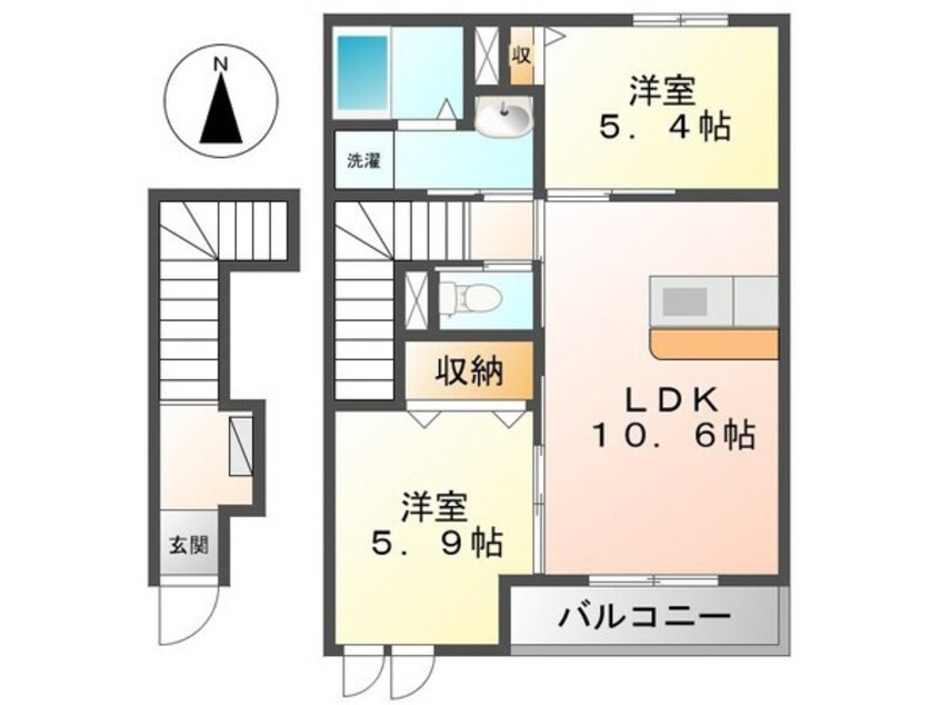 間取図 リバティー