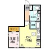 ヤンガー佐野 1DKの間取り