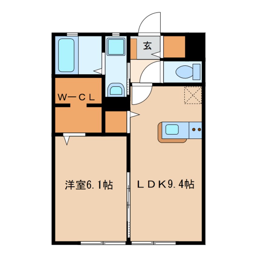 間取図 グレイス植上