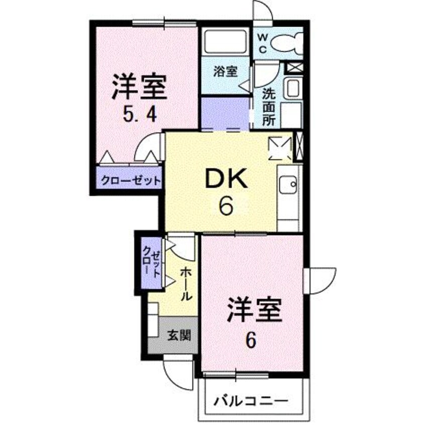 間取図 プロムナードC